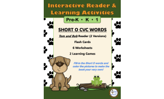 Short O Interactive Reader and Learning Activities