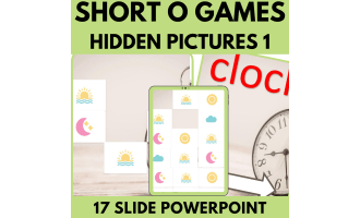 Short O: Letters Phonics Games and Activities - Hidden Pictures 1