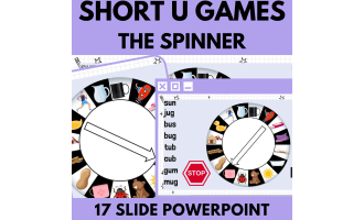 Short U: Letters Phonics Games and Activities - The Spinner