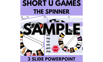 Short U: Sample Phonics Games and Activities - The Spinner