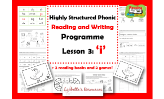 Short Vowel i: 2 Decodable Reading Books and Supporting Activities
