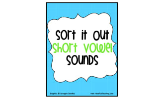 Short Vowel Sounds Activity