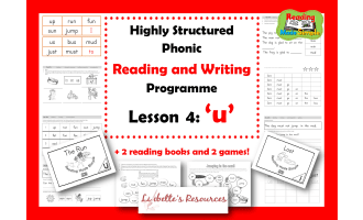 Short Vowel u: 2 Decodable Reading Books and Supporting Activities