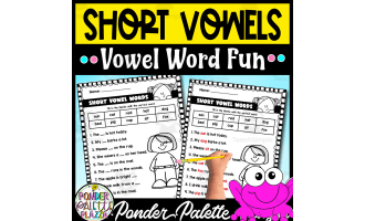 Short Vowels Activity - Back to School