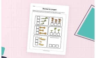 Shortest to Longest Worksheet