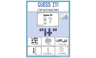 Sight Word Emergent Reader: Guess It! Printable Booklet | "it" sight word
