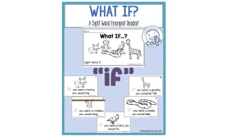 Sight Word Emergent Reader: What If? Printable Booklet | "if" sight word