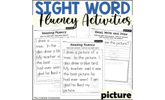 Sight Word Fluency Packet - picture