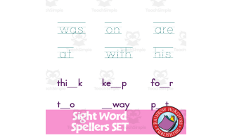 Sight Word Spellers Set - Big Book