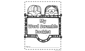 Sight Word Unscramble and Match the First 100 Most Commonly Used Sight Words