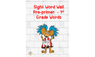 Sight Word Wall | 1st Grade Words