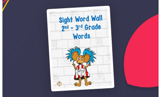 Sight Word Wall | 2nd-3rd Grade Words