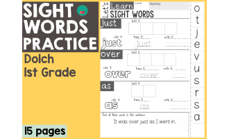 Sight Words Cut & Paste