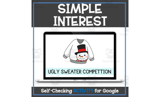 Simple Interest Holiday - Christmas - Winter Digital Activity ...