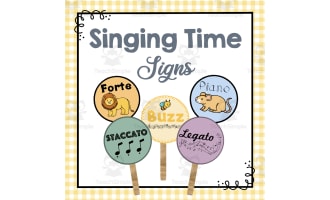 Singing Time Signs