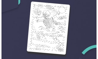 Skeleton Dot-to-Dot / Connect the Dots Halloween PDF