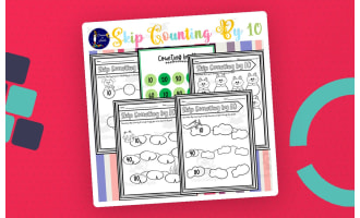 Skip Counting by 10 Worksheets