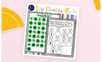 Skip Counting by 2's Worksheets