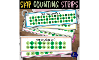 Skip Counting Strips