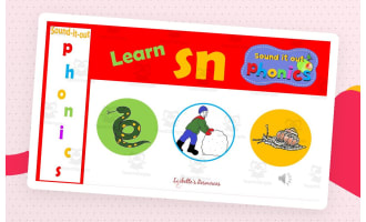 SN Initial Consonant Blends PowerPoint Lesson