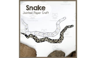 Snake | Jointed Animal Craft | Articulated Craft