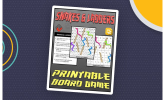 Snakes & Ladders Board Game – Editable Google Slides