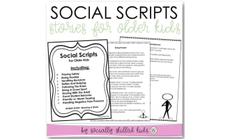 Social Scripts For Older Kids, 10 Short Social Scripts