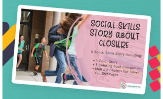 Social Skills Story | School's Out! It's Time Okay Move On