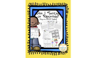 Social Skills Tattling or Reporting