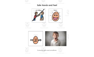Safe Hands and Feet – Social Story for Kids