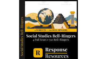 Social Studies Bell Ringers MEGA BUNDLE - 720 Warm-Ups, 4 Full Years