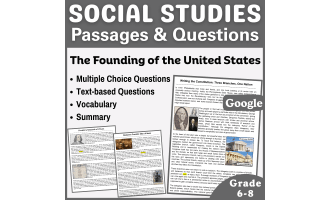 Social Studies Passages: The Founding of the United States (Docs)