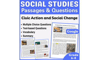 Social Studies Reading Passages: Civic Action and Social Change (Docs)
