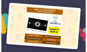 Solar Eclipse | Interactive Science Lesson | Micro-Learning Deck