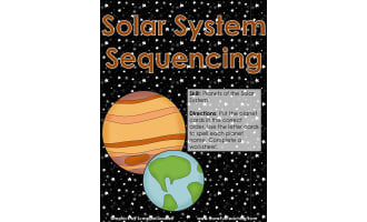 Solar System Sequencing Planets Activity