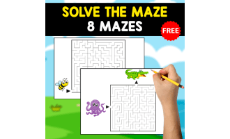 SOLVE THE MAZE | 8 FREE EXERCISES
