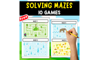 SOLVING MAZES | 10 GAMES SPANISH-CHINESE