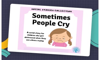 Sometimes People Cry Social Story