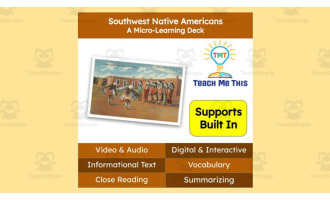 Southwest Native Americans | Reading Comprehension Deck | Interactive Lesson