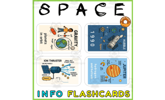 Space Enviroment Task Prompt Cards Vocabulary Resource