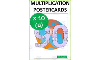 Space Multiplication Repeated Addition Posters x10a