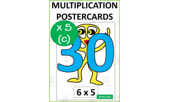 Space Multiplication Repeated Addition Posters x5c