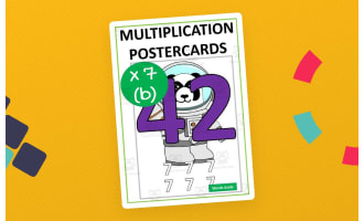 Space Multiplication Repeated Addition Posters x7b