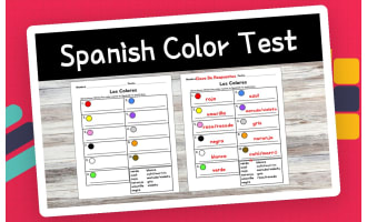 Spanish Color Test / Quiz