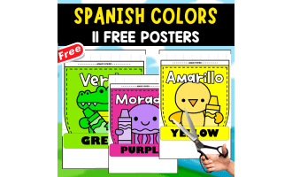 SPANISH COLORS POSTERS | 11 FREE POSTERS