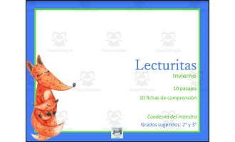 Spanish | Easy Short Stories In Spanish | Spanish Reading Comprehension Winter - Comprensión Lectora - Teacher's Manual