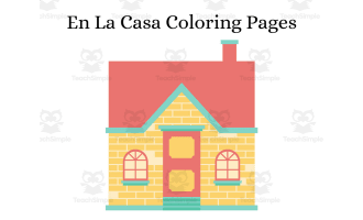 Spanish: En La Casa Coloring Pages