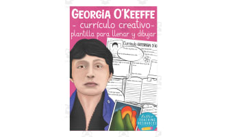Spanish: Famous People Creative Resumes | Georgia O'Keefe Write & Draw Templates