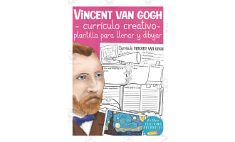 Spanish: Famous People Creative Resumes | Vincent van Gogh Write & Draw Templates