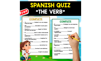 SPANISH GRAMMAR TEST | EL VERBO
